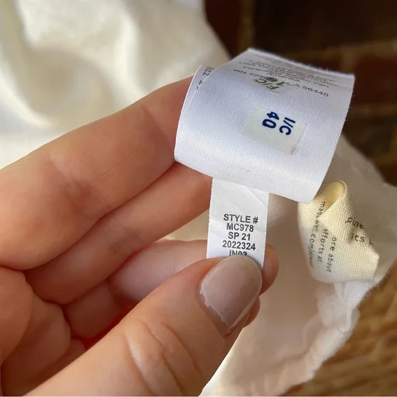 Madewell Embroidered Linen-Blend Alexandra Button-Front Mini Dress - Picture 9 of 12